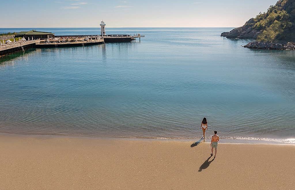 Hotellin oma ranta-alue