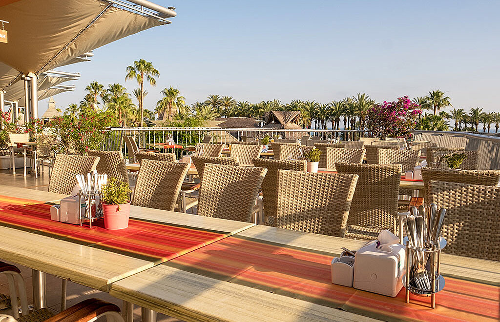 Buffet-ravintolan ulkoterassi